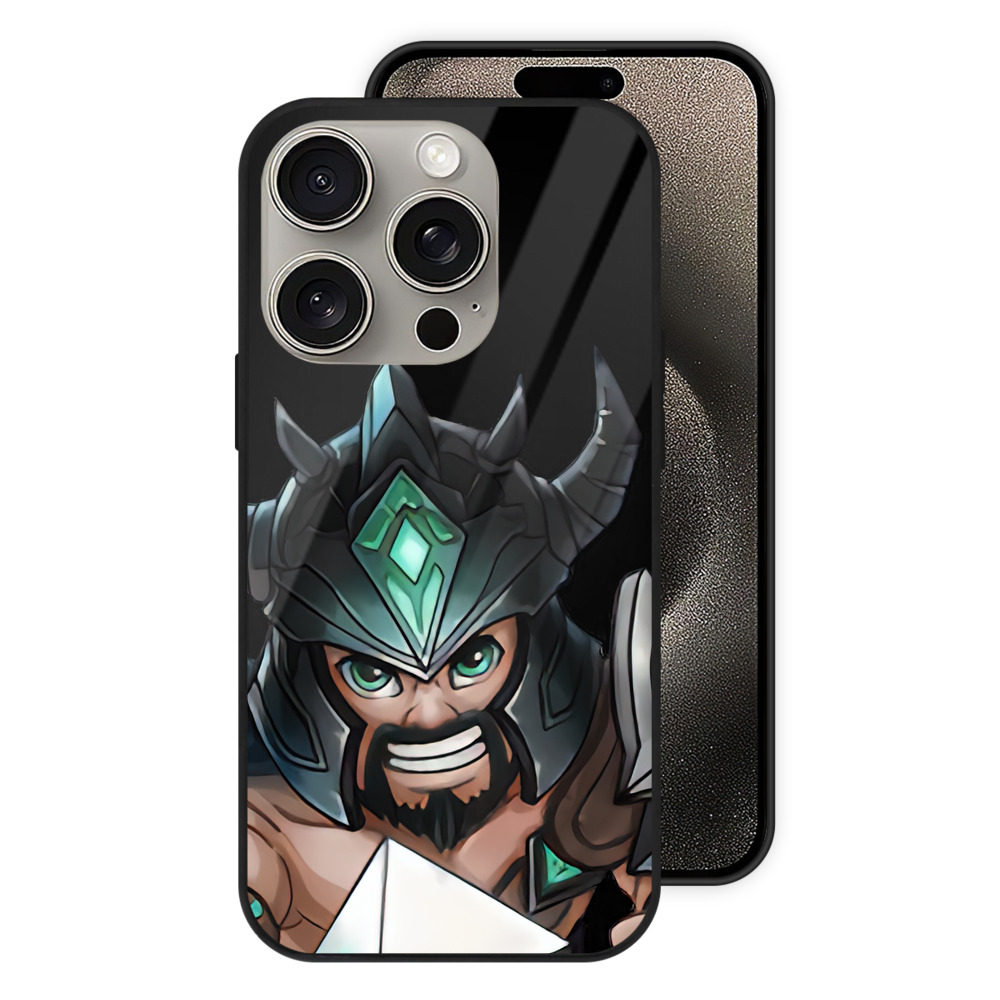 リーグ・オブ・レジェンド League of Legends LOL 【iPhone15Pro対応】スマホケース 耐衝撃＆黄変防止 背面ガラス