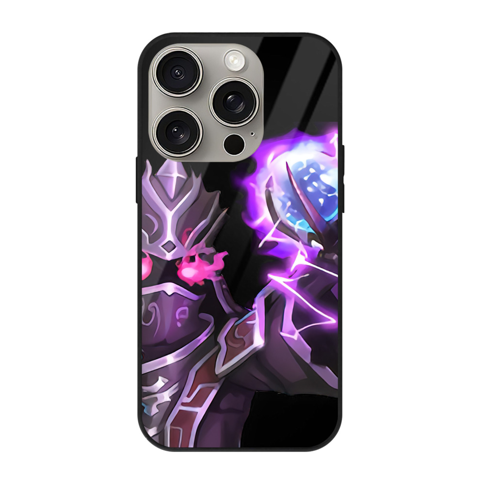 リーグ・オブ・レジェンド League of Legends LOL 【iPhone15Pro対応】スマホケース 耐衝撃＆黄変防止 背面ガラス