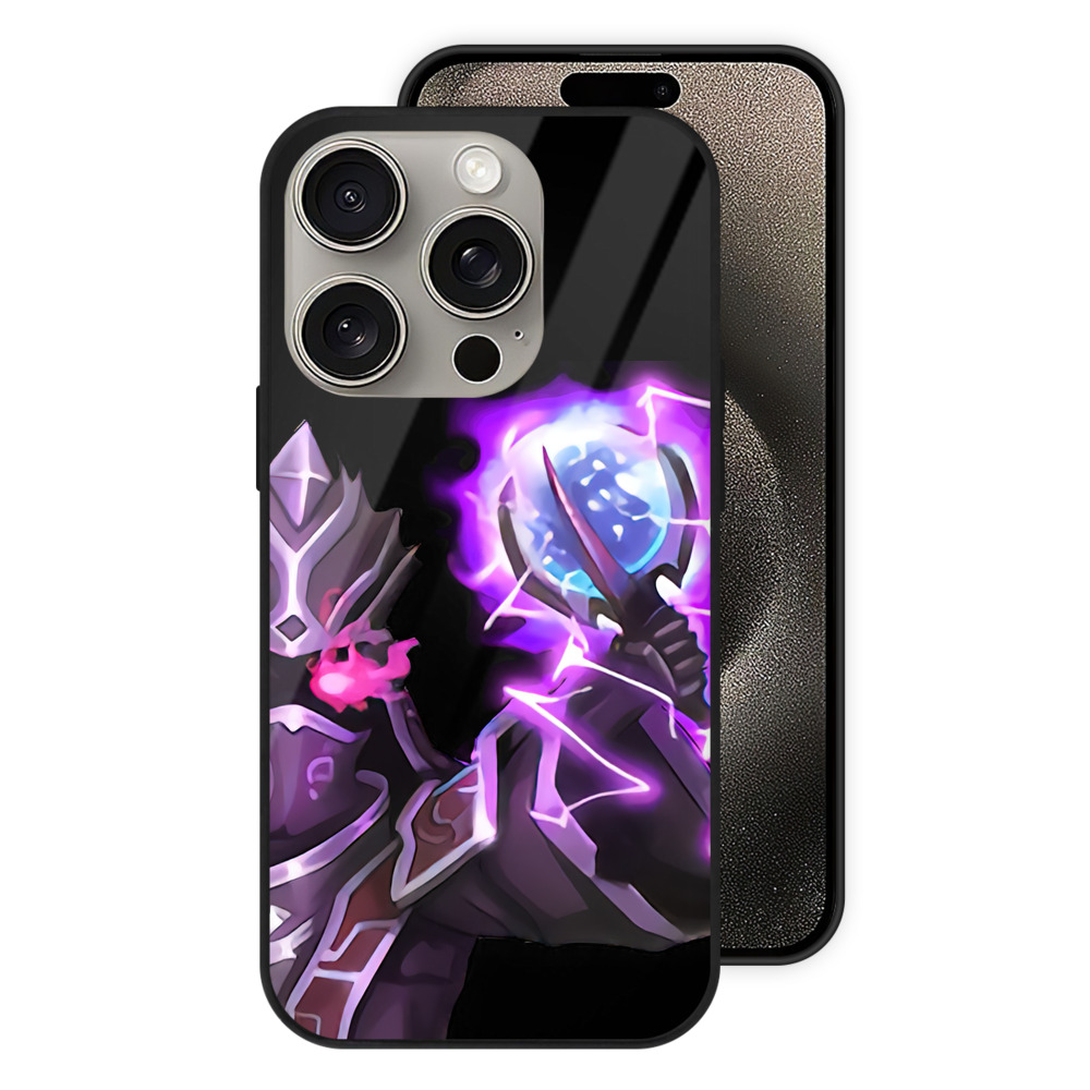 リーグ・オブ・レジェンド League of Legends LOL 【iPhone15Pro対応】スマホケース 耐衝撃＆黄変防止 背面ガラス