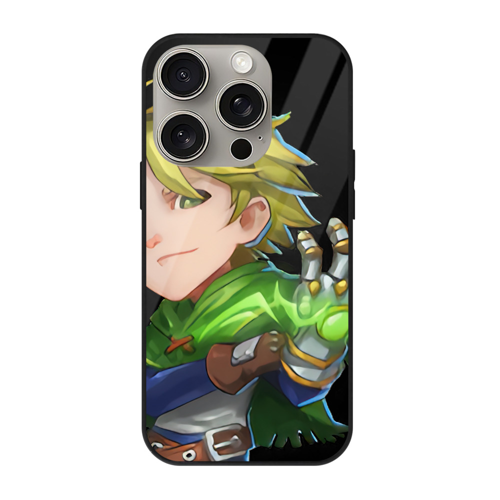 リーグ・オブ・レジェンド League of Legends LOL 【iPhone15Pro対応】スマホケース 耐衝撃＆黄変防止 背面ガラス