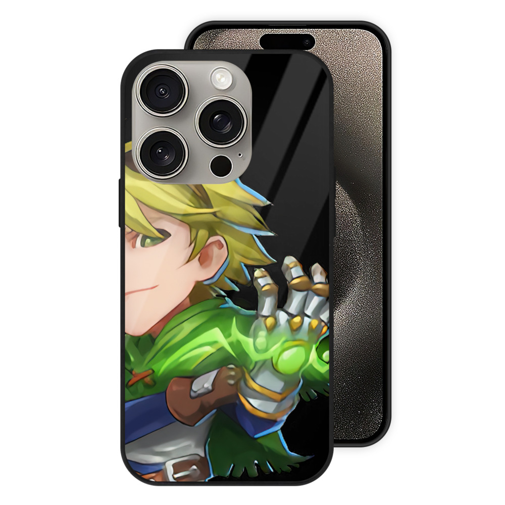 リーグ・オブ・レジェンド League of Legends LOL 【iPhone15Pro対応】スマホケース 耐衝撃＆黄変防止 背面ガラス