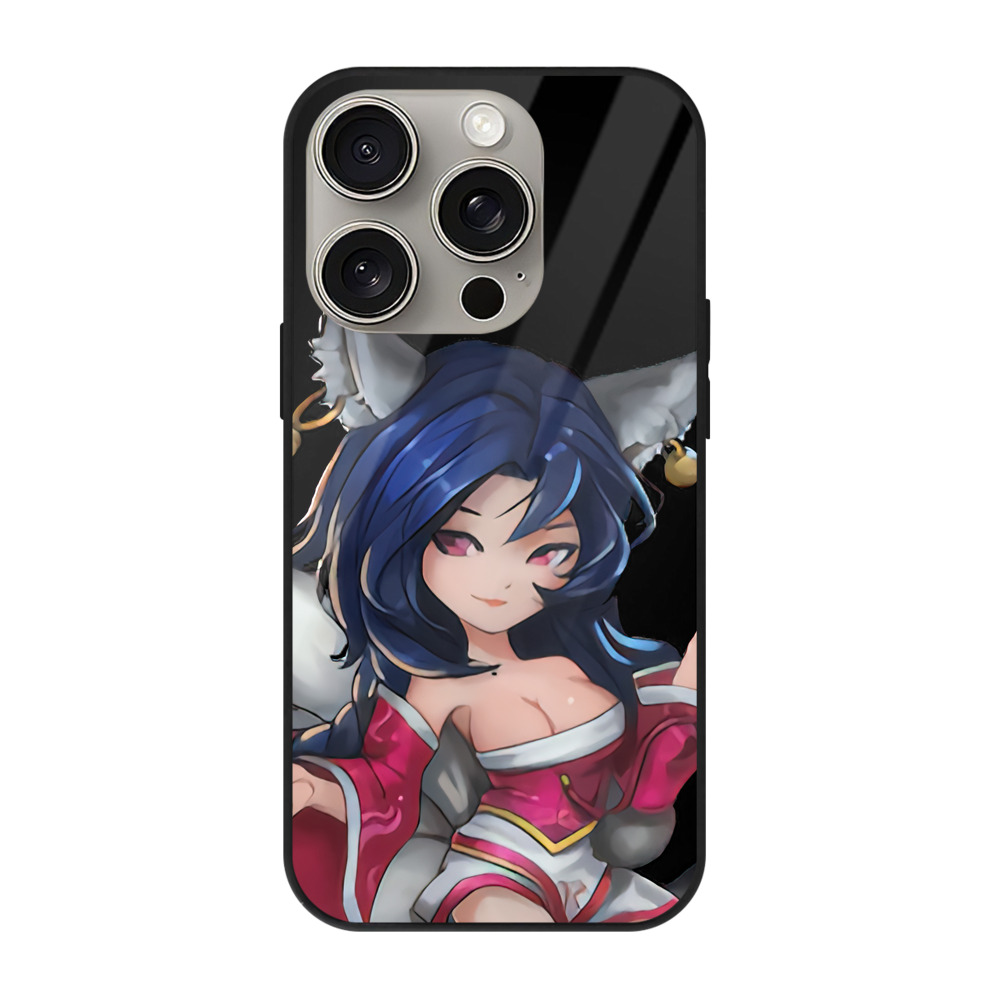 リーグ・オブ・レジェンド League of Legends LOL 【iPhone15Pro対応】スマホケース 耐衝撃＆黄変防止 背面ガラス