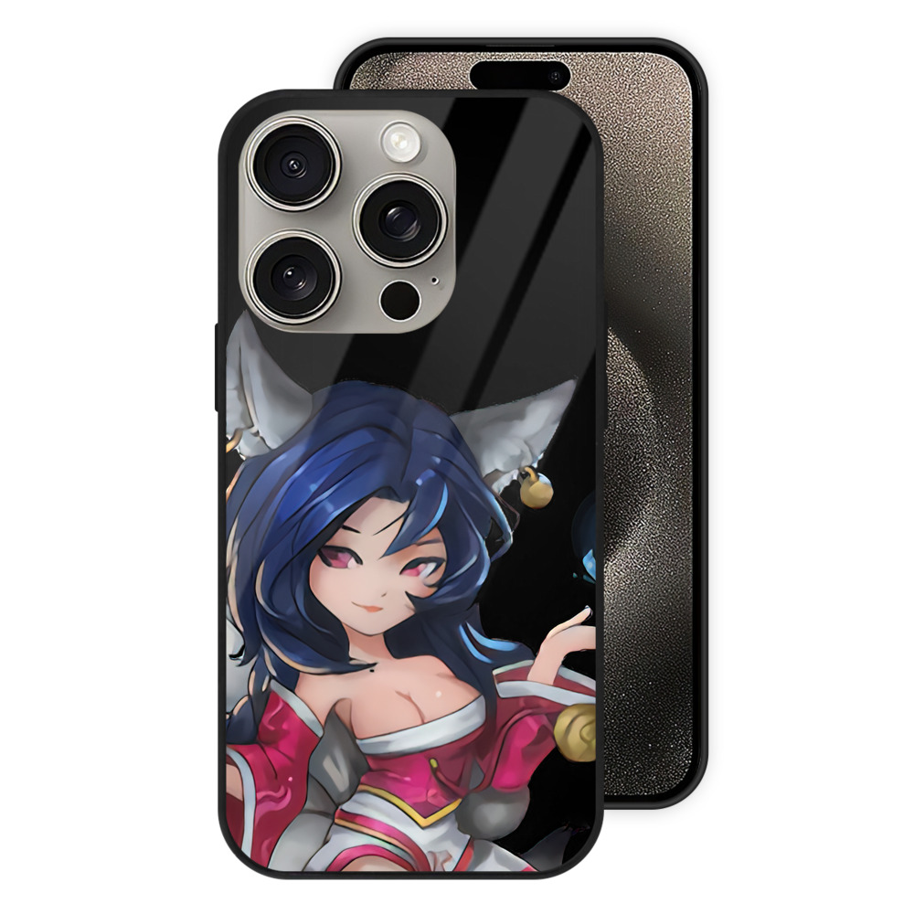 リーグ・オブ・レジェンド League of Legends LOL 【iPhone15Pro対応】スマホケース 耐衝撃＆黄変防止 背面ガラス
