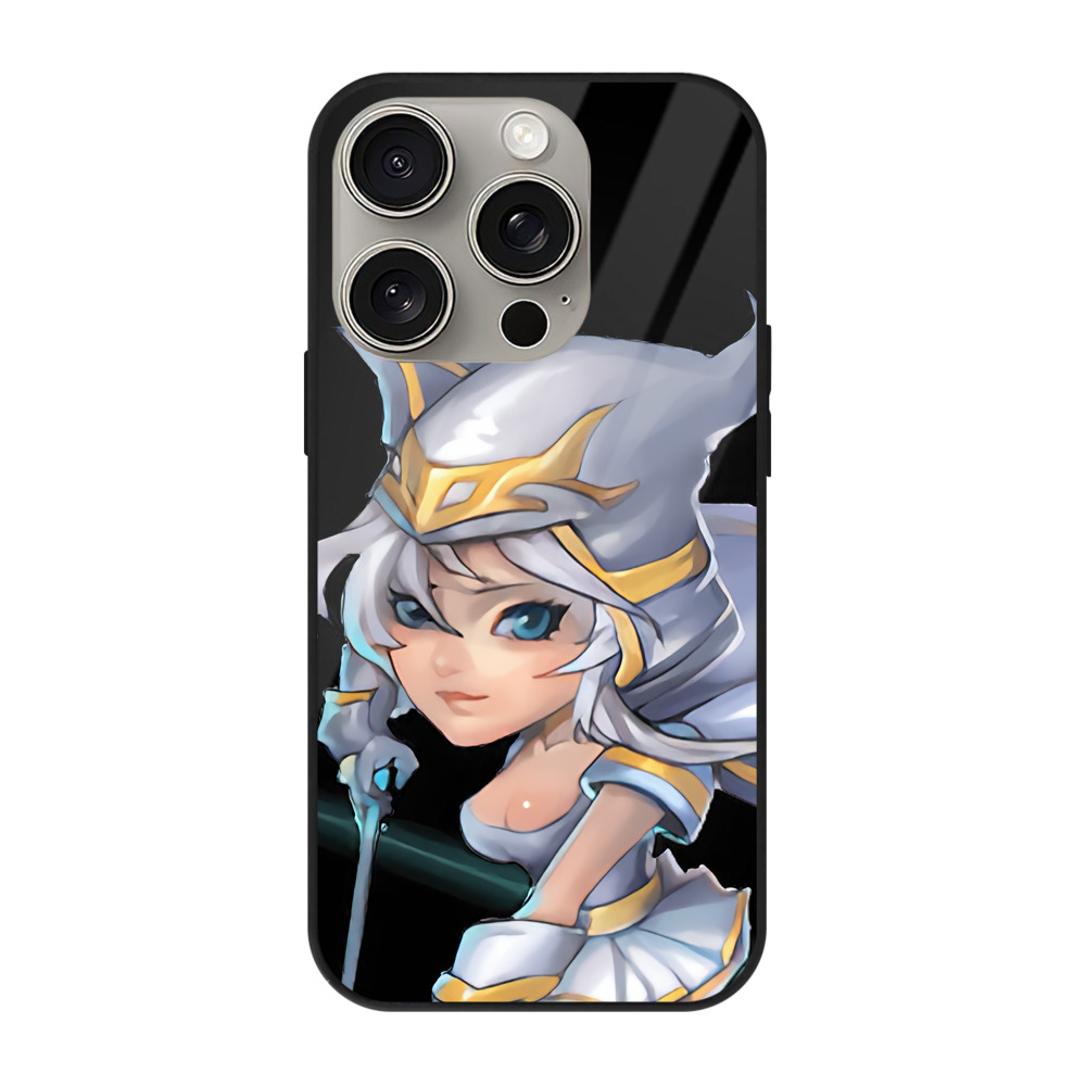 （画像用） リーグ・オブ・レジェンド League of Legends LOL 【iPhone15Pro対応】スマホケース 耐衝撃＆黄変防止 背面ガラス
