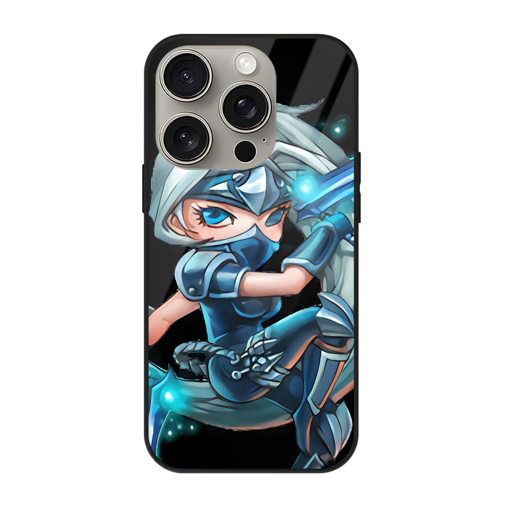 リーグ・オブ・レジェンド League of Legends LOL 【iPhone15Pro対応】スマホケース 耐衝撃＆黄変防止 背面ガラス