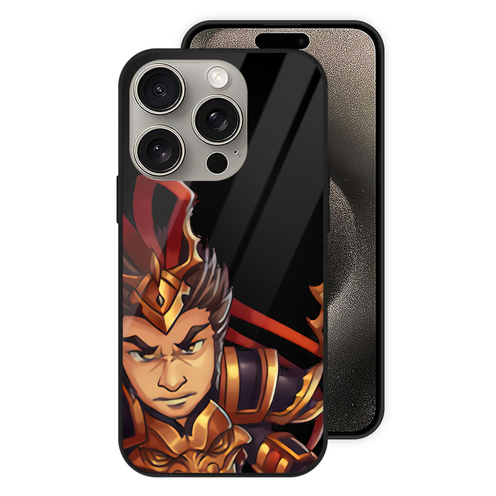 リーグ・オブ・レジェンド League of Legends LOL 【iPhone15Pro対応】スマホケース 耐衝撃＆黄変防止 背面ガラス