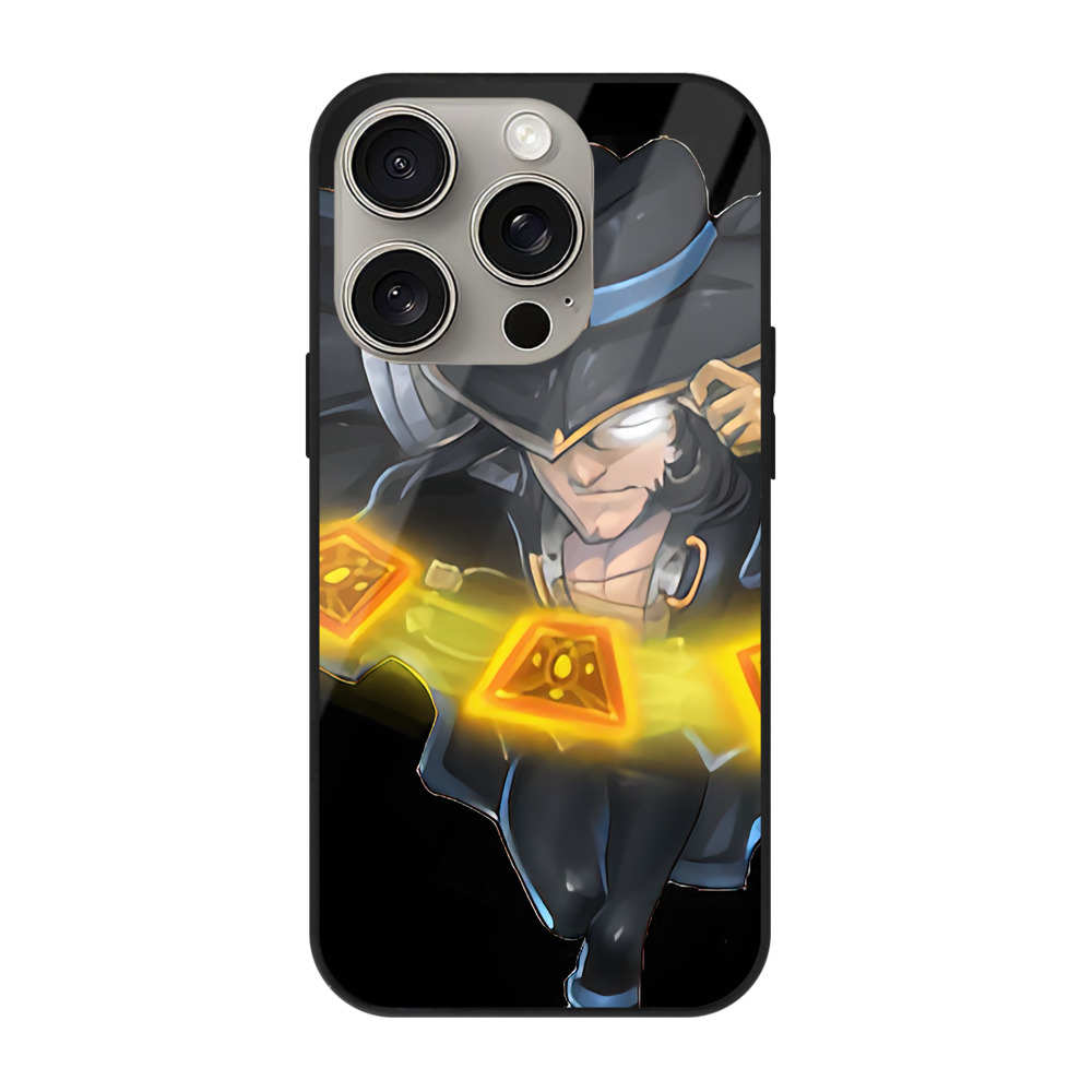リーグ・オブ・レジェンド League of Legends LOL 【iPhone15Pro対応】スマホケース 耐衝撃＆黄変防止 背面ガラス