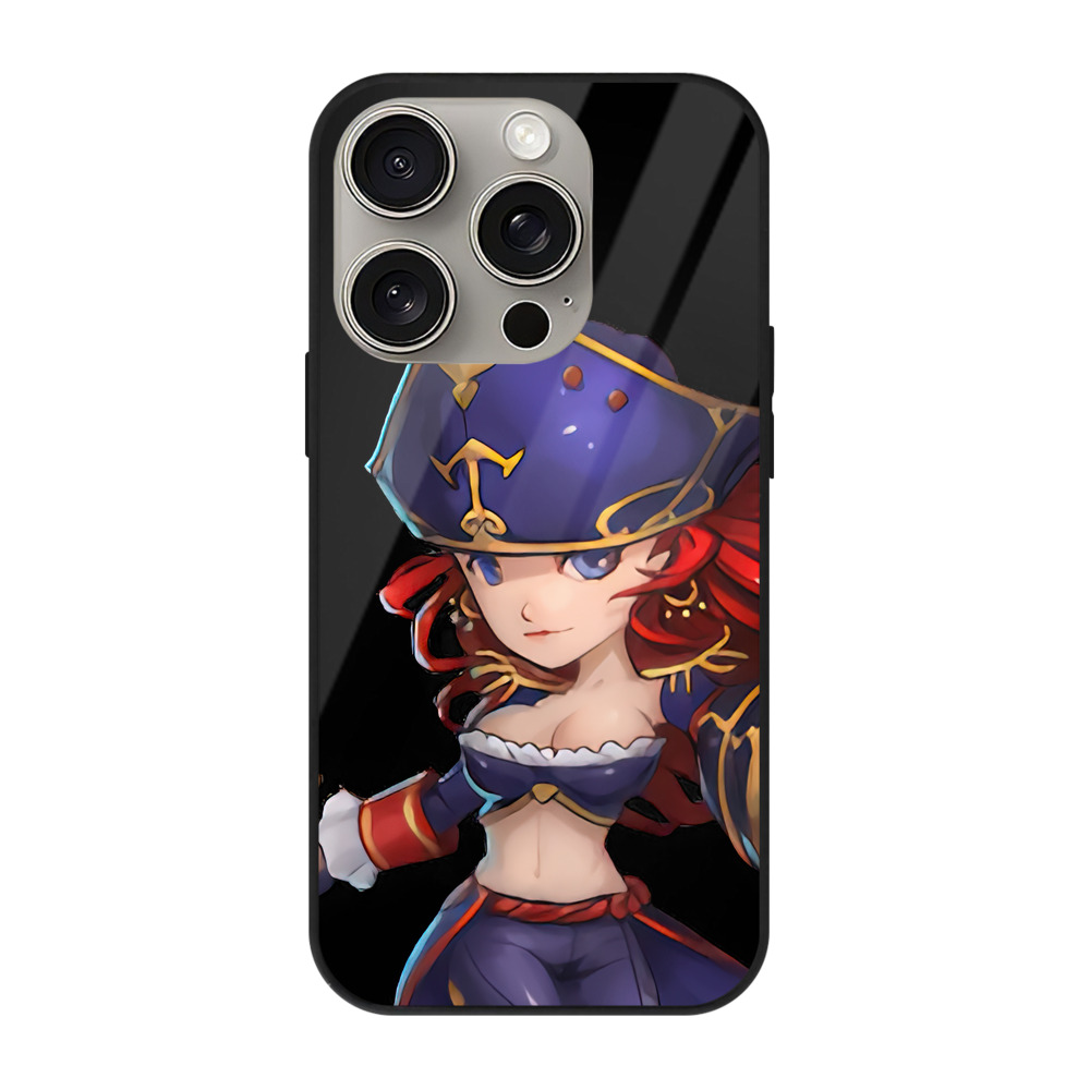 リーグ・オブ・レジェンド League of Legends LOL 【iPhone15Pro対応】スマホケース 耐衝撃＆黄変防止 背面ガラス