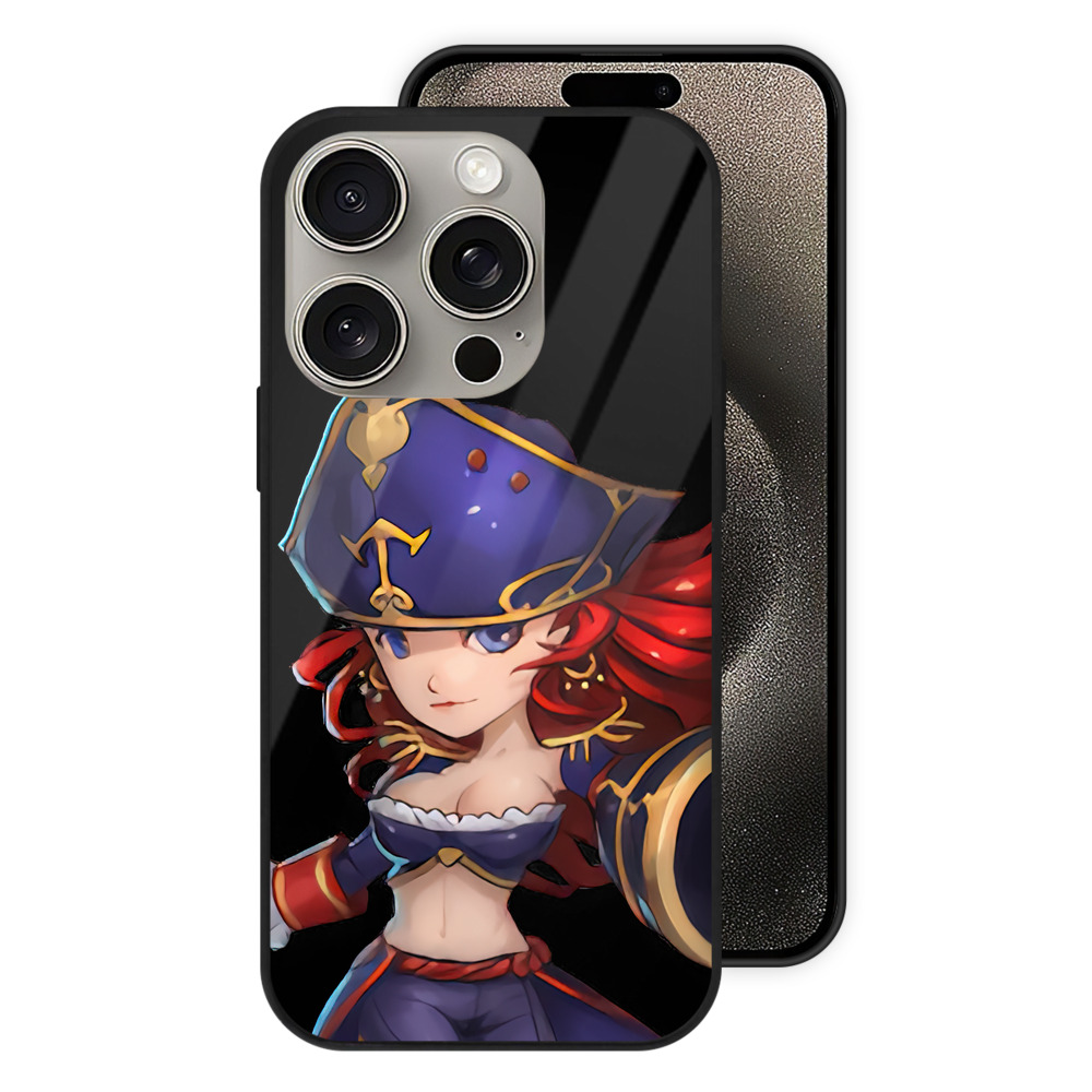 リーグ・オブ・レジェンド League of Legends LOL 【iPhone15Pro対応】スマホケース 耐衝撃＆黄変防止 背面ガラス