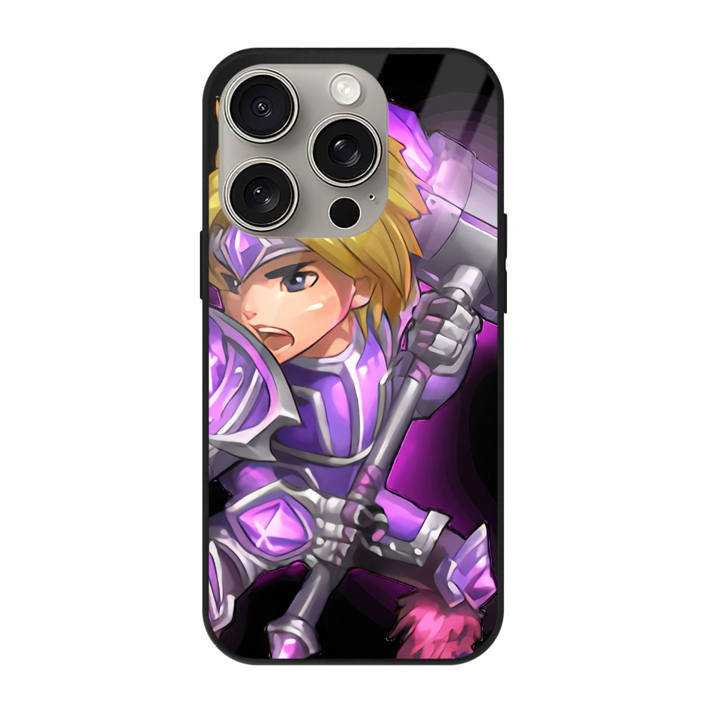 リーグ・オブ・レジェンド League of Legends LOL 【iPhone15Pro対応】スマホケース 耐衝撃＆黄変防止 背面ガラス