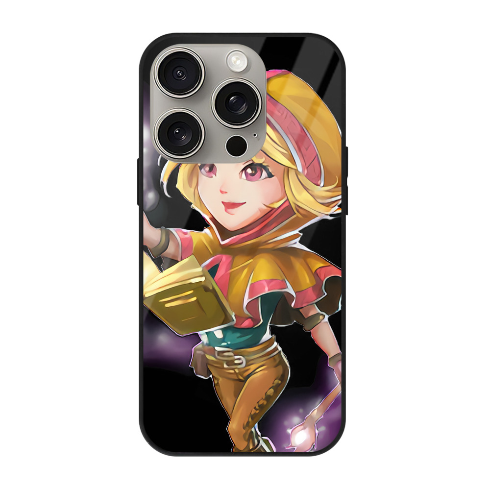 リーグ・オブ・レジェンド League of Legends LOL 【iPhone15Pro対応】スマホケース 耐衝撃＆黄変防止 背面ガラス