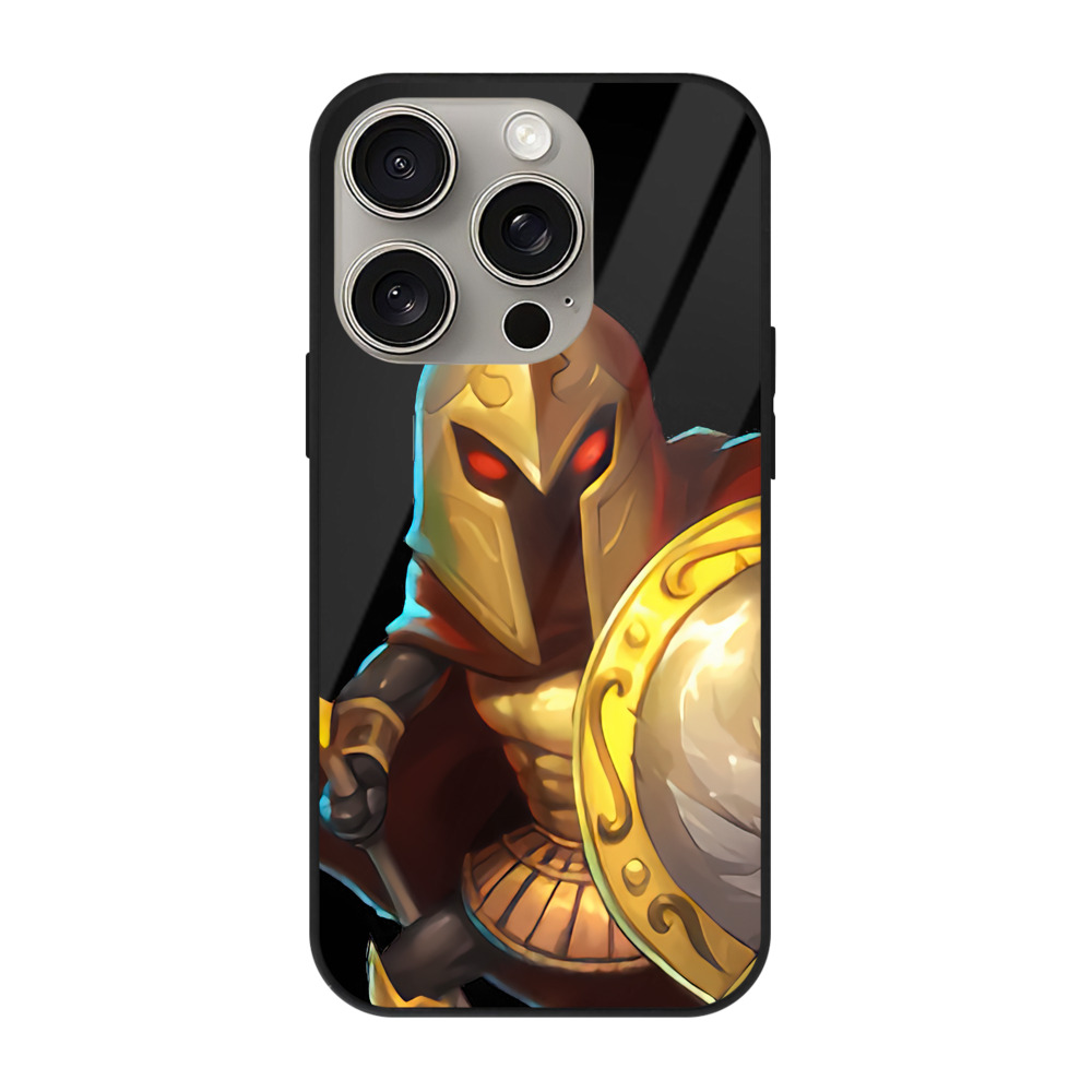 リーグ・オブ・レジェンド League of Legends LOL 【iPhone15Pro対応】スマホケース 耐衝撃＆黄変防止 背面ガラス