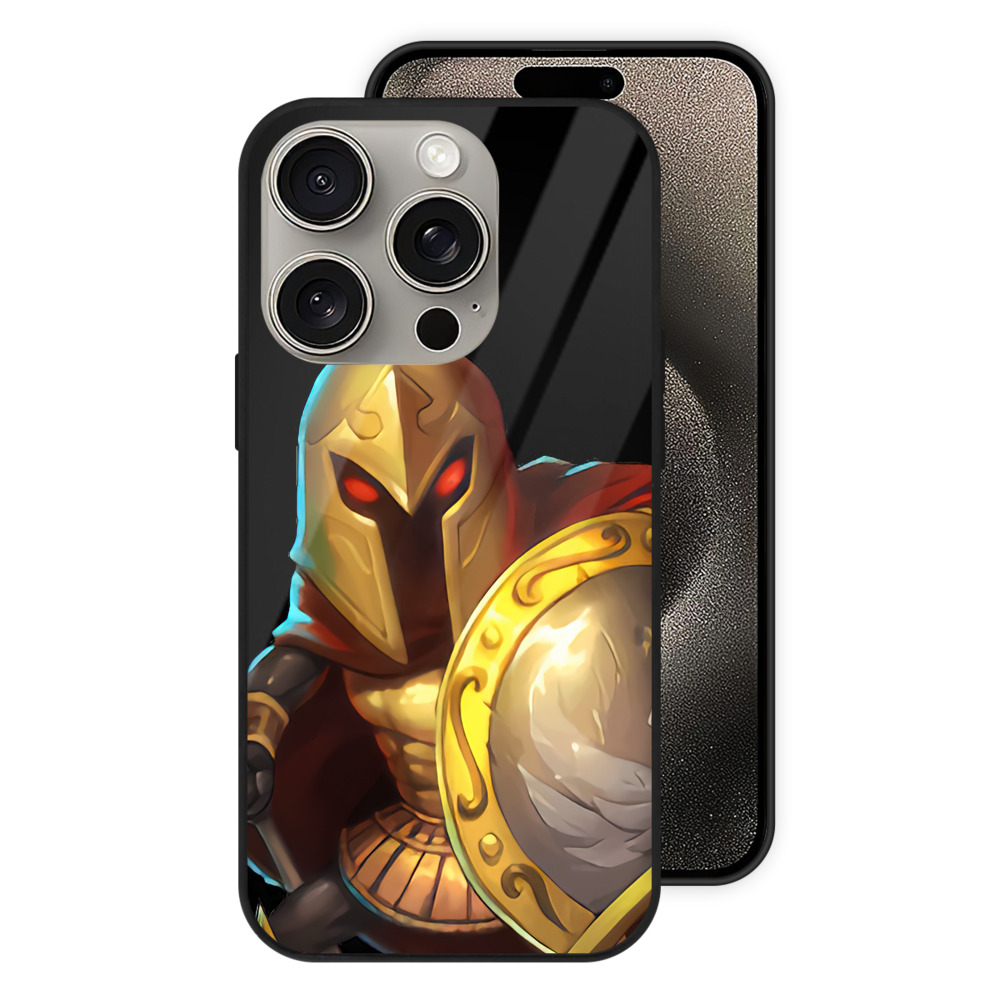 リーグ・オブ・レジェンド League of Legends LOL 【iPhone15Pro対応】スマホケース 耐衝撃＆黄変防止 背面ガラス