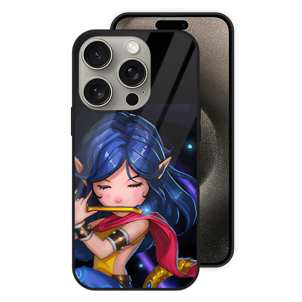 リーグ・オブ・レジェンド League of Legends LOL 【iPhone15Pro対応】スマホケース 耐衝撃＆黄変防止 背面ガラス