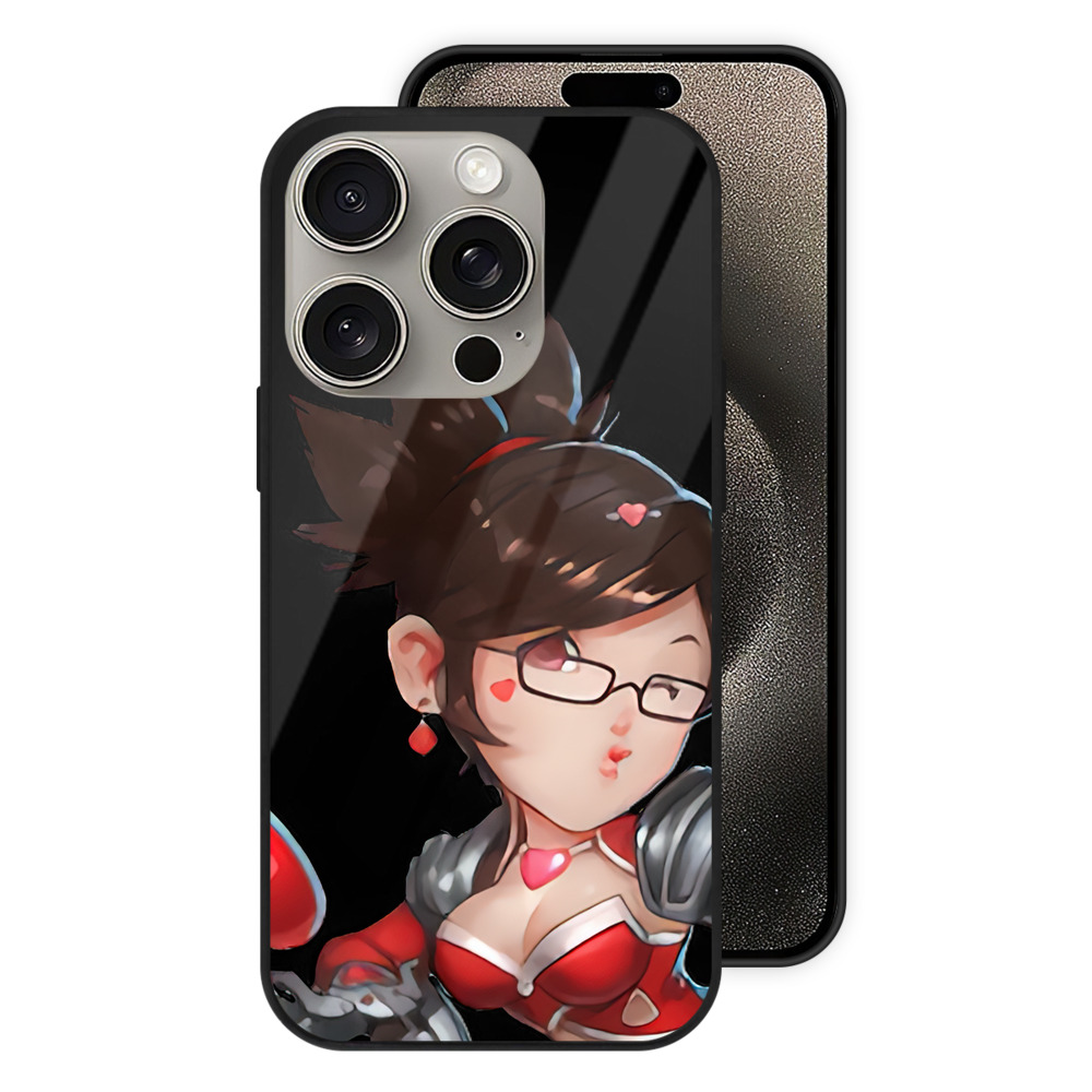 リーグ・オブ・レジェンド League of Legends LOL 【iPhone15Pro対応】スマホケース 耐衝撃＆黄変防止 背面ガラス