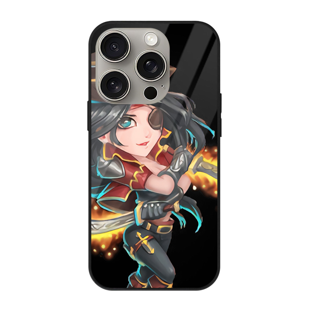 リーグ・オブ・レジェンド League of Legends LOL 【iPhone15Pro対応】スマホケース 耐衝撃＆黄変防止 背面ガラス