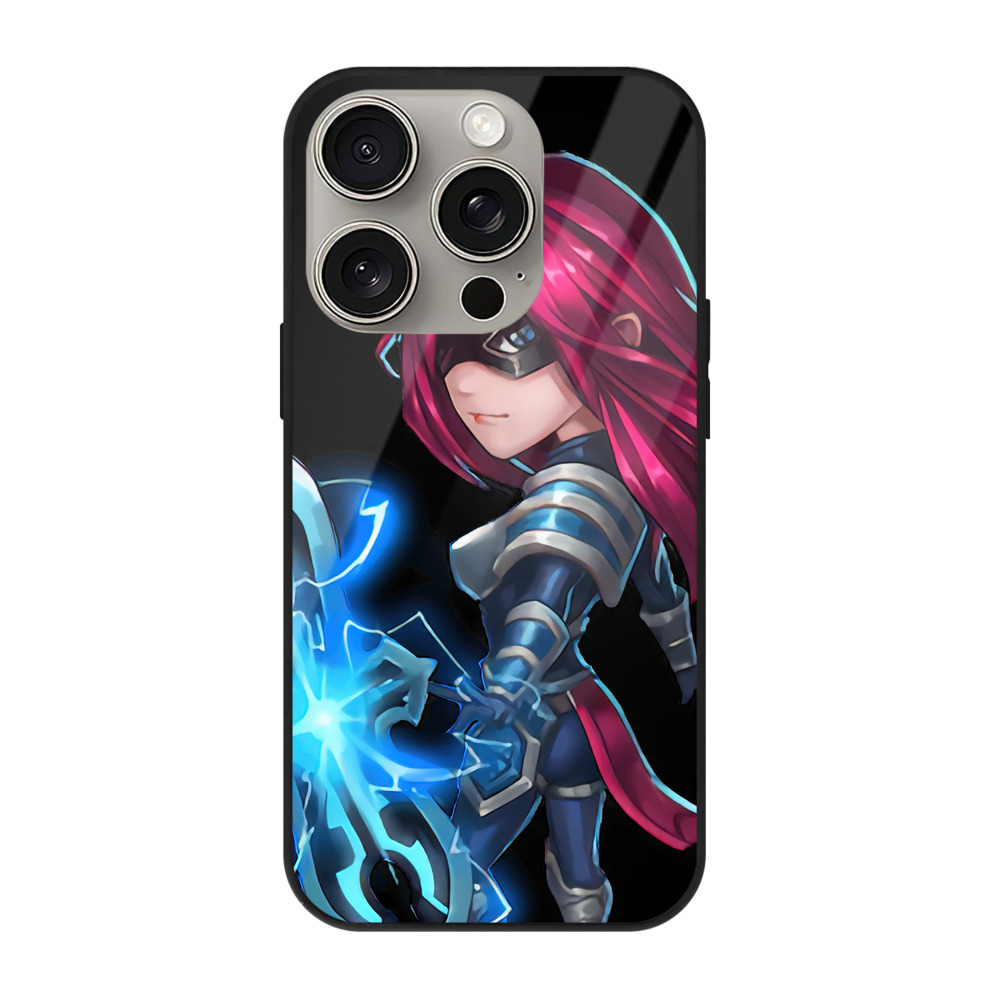 リーグ・オブ・レジェンド League of Legends LOL 【iPhone15Pro対応】スマホケース 耐衝撃＆黄変防止 背面ガラス
