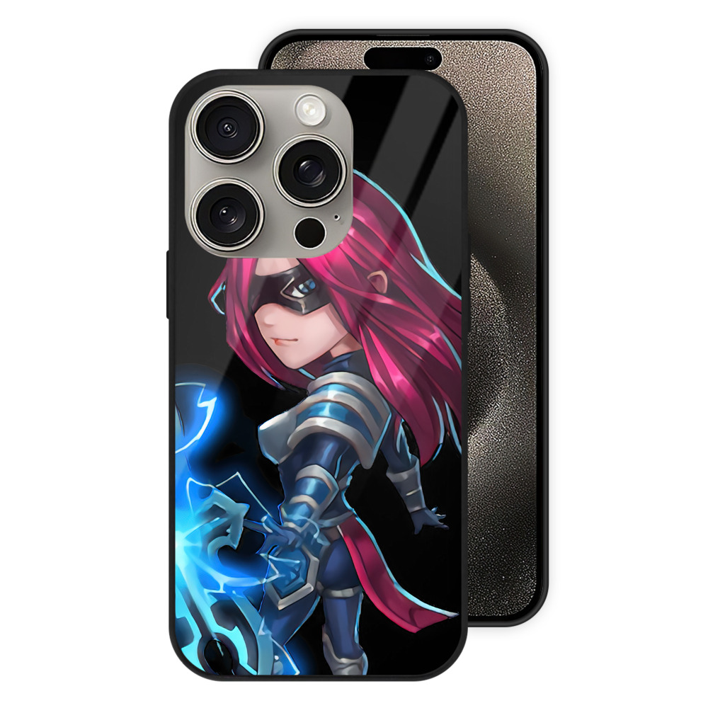 リーグ・オブ・レジェンド League of Legends LOL 【iPhone15Pro対応】スマホケース 耐衝撃＆黄変防止 背面ガラス