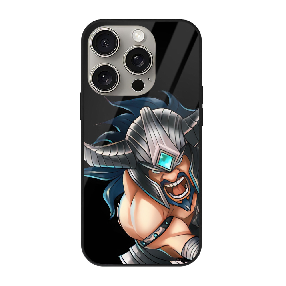 リーグ・オブ・レジェンド League of Legends LOL 【iPhone15Pro対応】スマホケース 耐衝撃＆黄変防止 背面ガラス