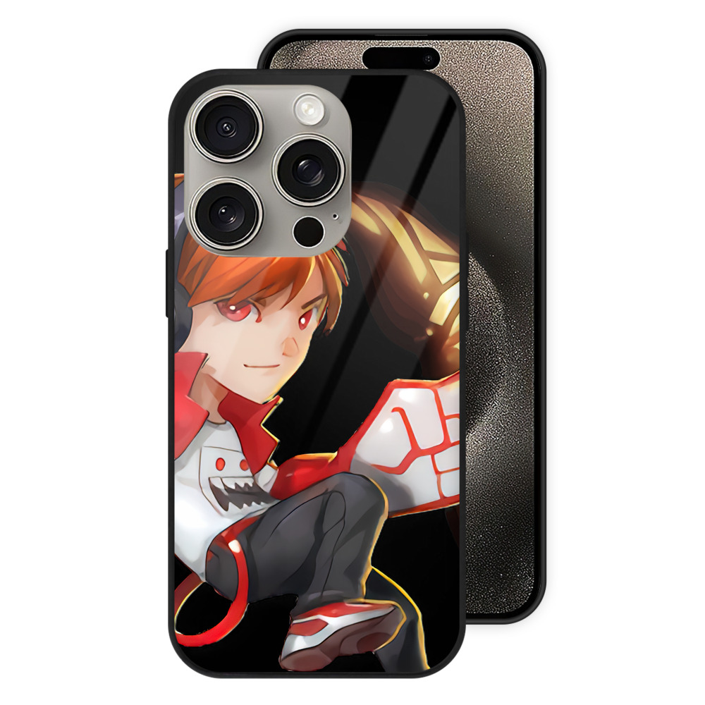 リーグ・オブ・レジェンド League of Legends LOL 【iPhone15Pro対応】スマホケース 耐衝撃＆黄変防止 背面ガラス