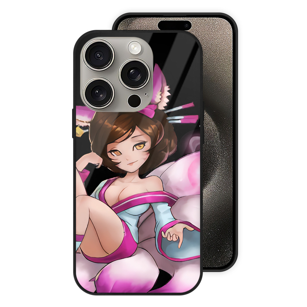 リーグ・オブ・レジェンド League of Legends LOL 【iPhone15Pro対応】スマホケース 耐衝撃＆黄変防止 背面ガラス