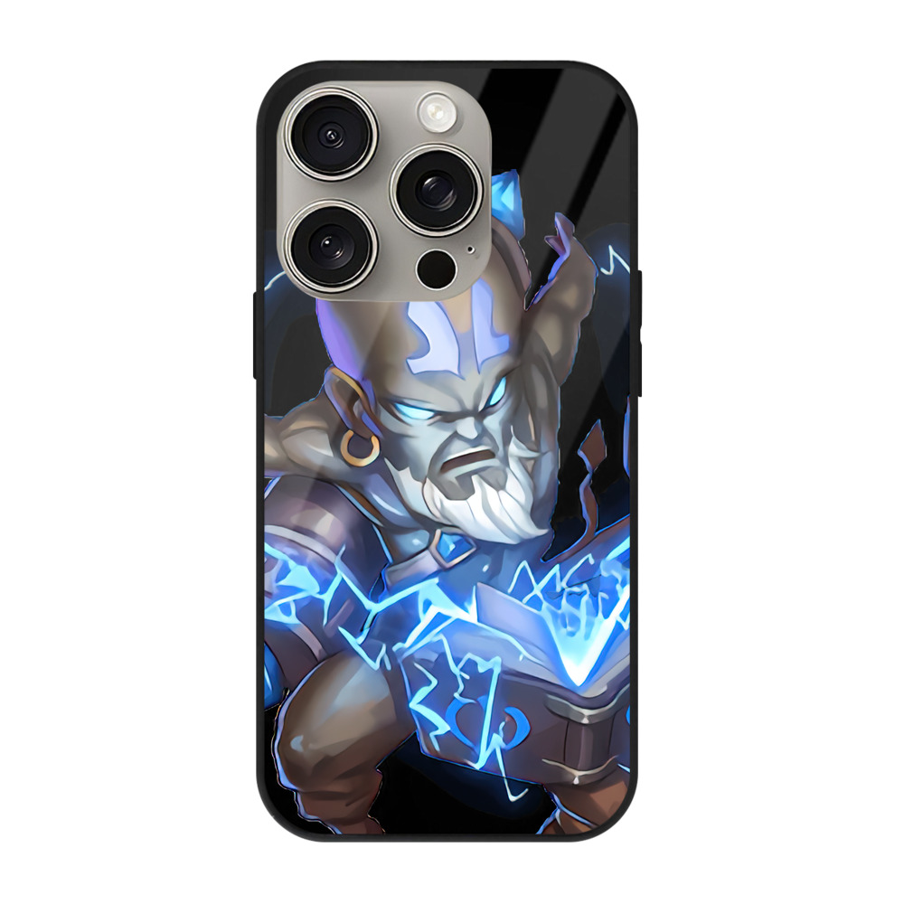 リーグ・オブ・レジェンド League of Legends LOL 【iPhone15Pro対応】スマホケース 耐衝撃＆黄変防止 背面ガラス