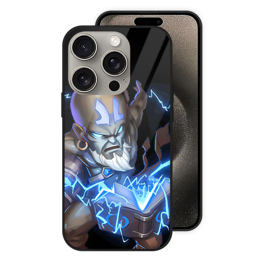 リーグ・オブ・レジェンド League of Legends LOL 【iPhone15Pro対応】スマホケース 耐衝撃＆黄変防止 背面ガラス