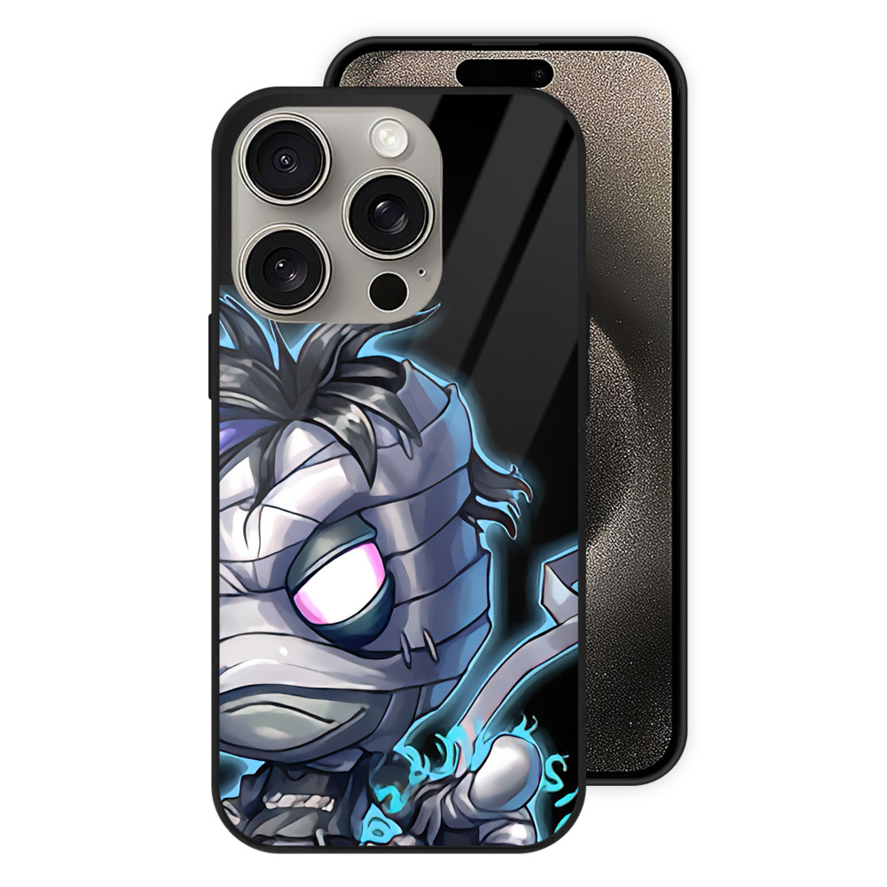 リーグ・オブ・レジェンド League of Legends LOL 【iPhone15Pro対応】スマホケース 耐衝撃＆黄変防止 背面ガラス