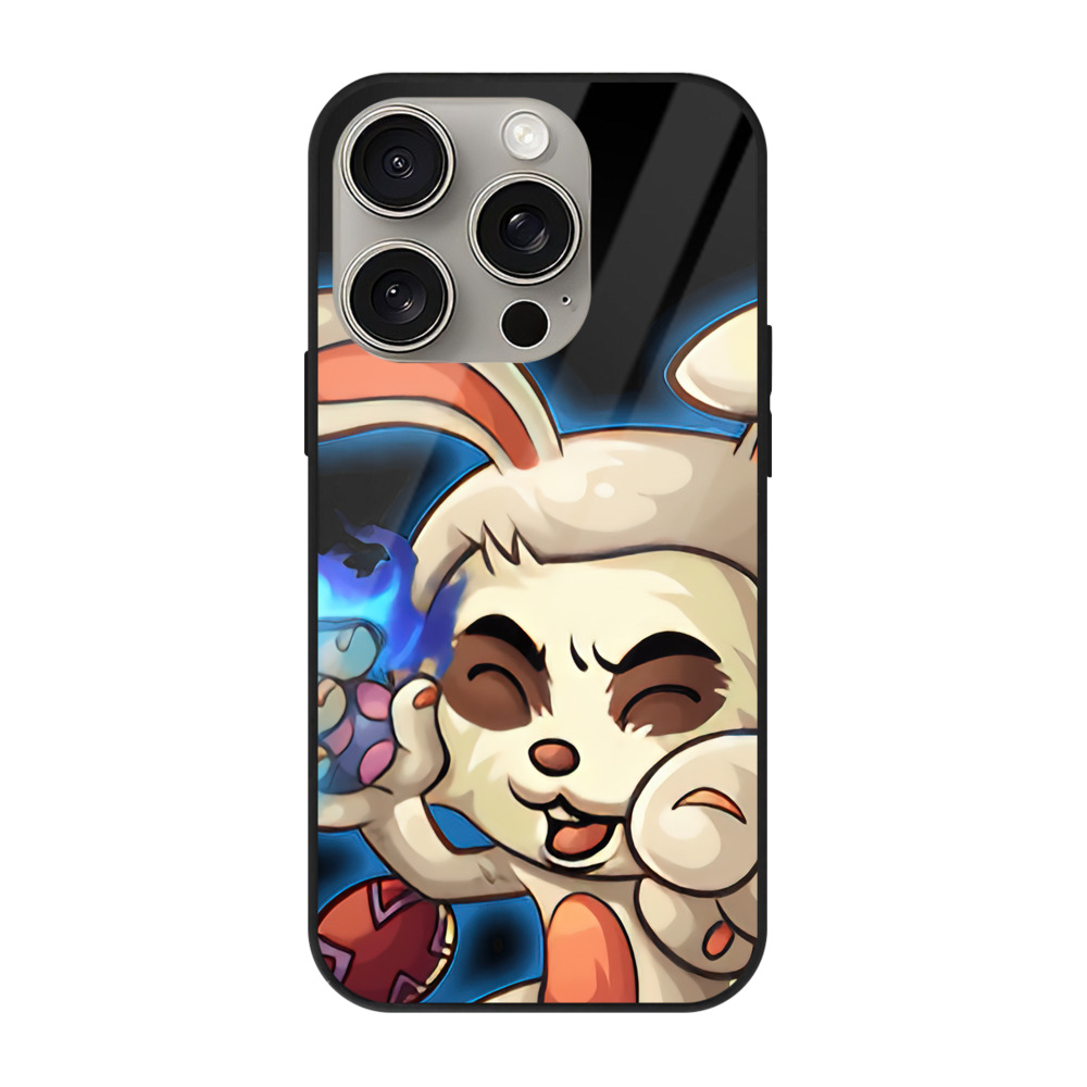 リーグ・オブ・レジェンド League of Legends LOL 【iPhone15Pro対応】スマホケース 耐衝撃＆黄変防止 背面ガラス