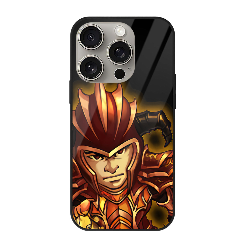 リーグ・オブ・レジェンド League of Legends LOL 【iPhone15Pro対応】スマホケース 耐衝撃＆黄変防止 背面ガラス