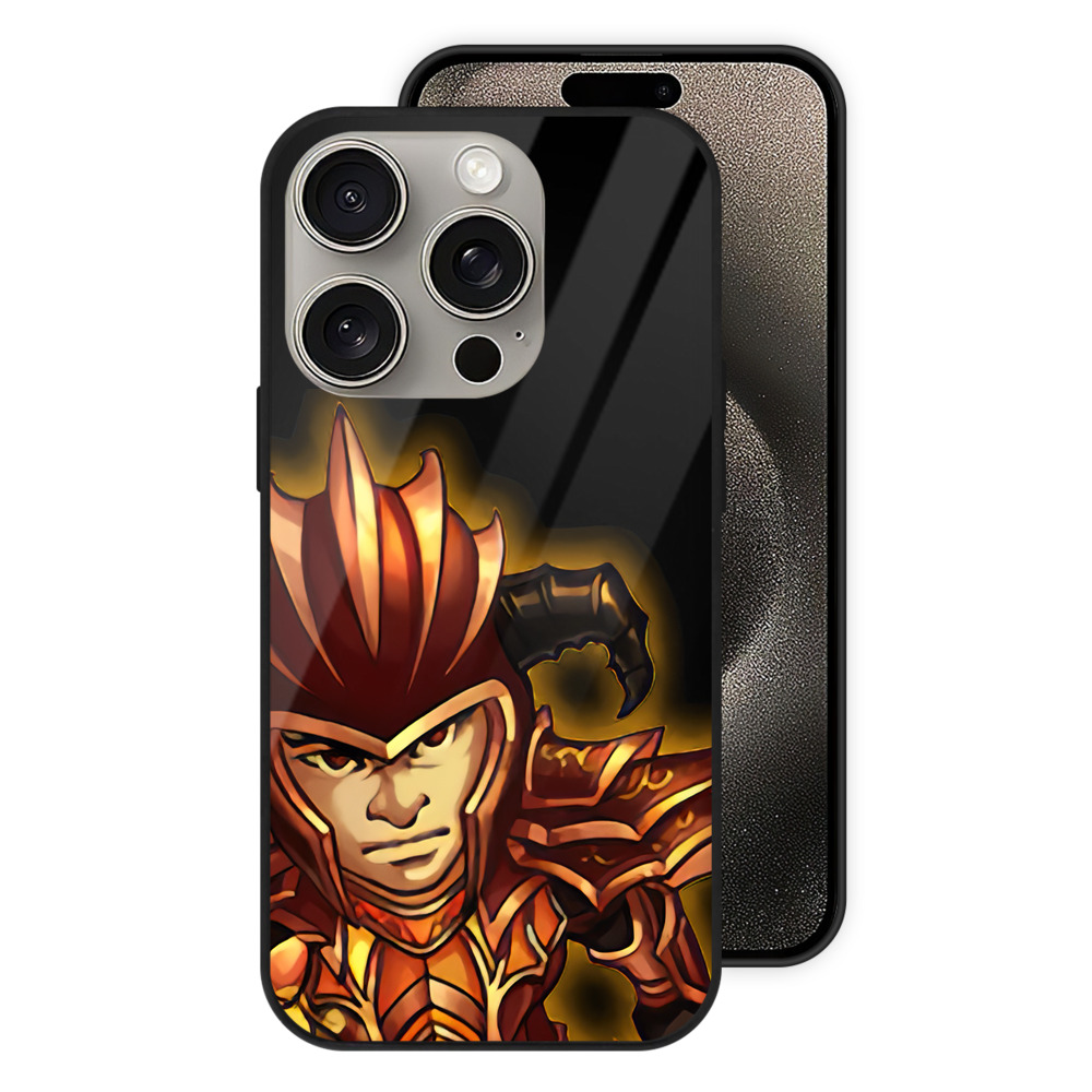 リーグ・オブ・レジェンド League of Legends LOL 【iPhone15Pro対応】スマホケース 耐衝撃＆黄変防止 背面ガラス