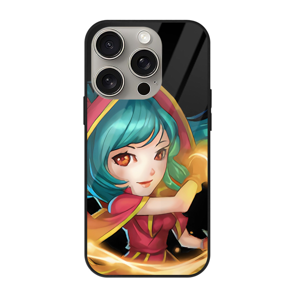 リーグ・オブ・レジェンド League of Legends LOL 【iPhone15Pro対応】スマホケース 耐衝撃＆黄変防止 背面ガラス