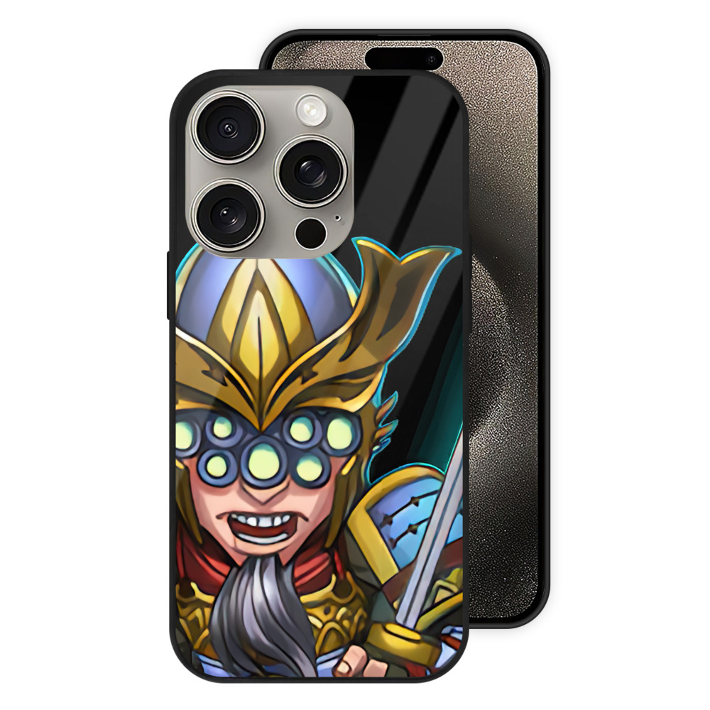 リーグ・オブ・レジェンド League of Legends LOL 【iPhone15Pro対応】スマホケース 耐衝撃＆黄変防止 背面ガラス