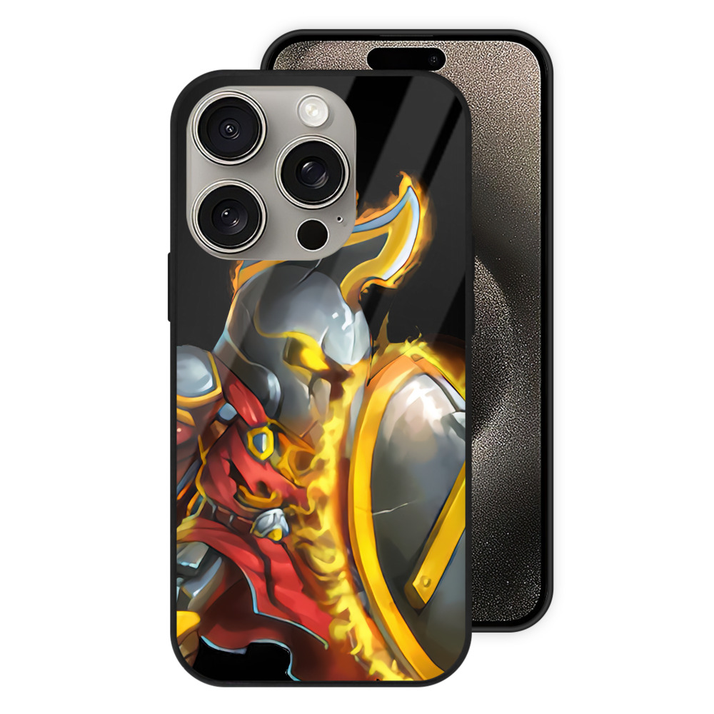 リーグ・オブ・レジェンド League of Legends LOL 【iPhone15Pro対応】スマホケース 耐衝撃＆黄変防止 背面ガラス