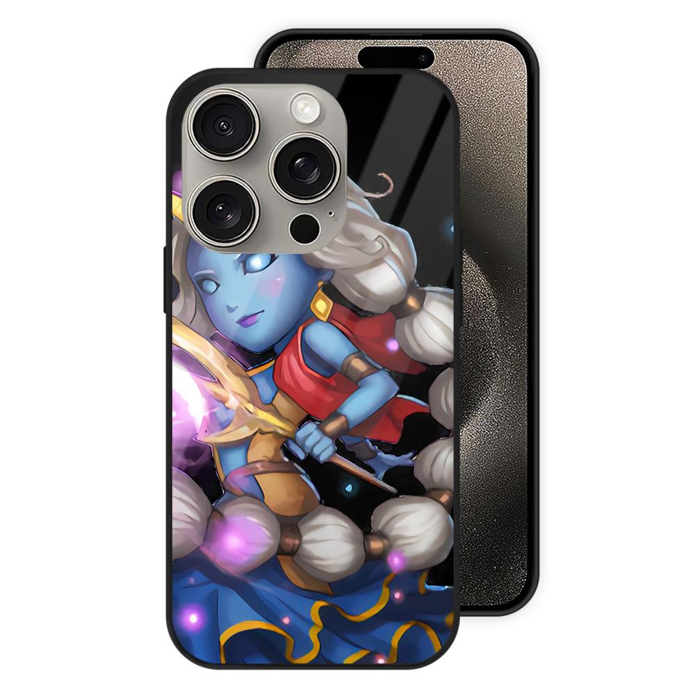 リーグ・オブ・レジェンド League of Legends LOL 【iPhone15Pro対応】スマホケース 耐衝撃＆黄変防止 背面ガラス