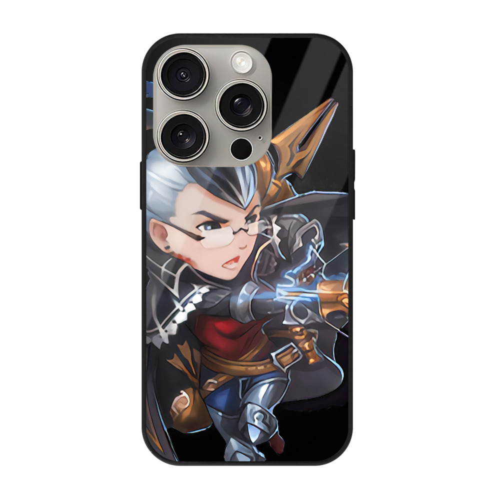 （画像用） リーグ・オブ・レジェンド League of Legends LOL 【iPhone15Pro対応】スマホケース 耐衝撃＆黄変防止 背面ガラス