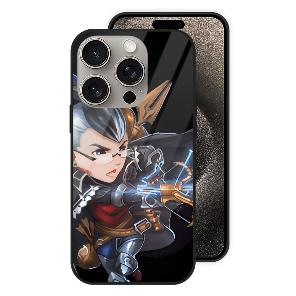 （画像用） リーグ・オブ・レジェンド League of Legends LOL 【iPhone15Pro対応】スマホケース 耐衝撃＆黄変防止 背面ガラス