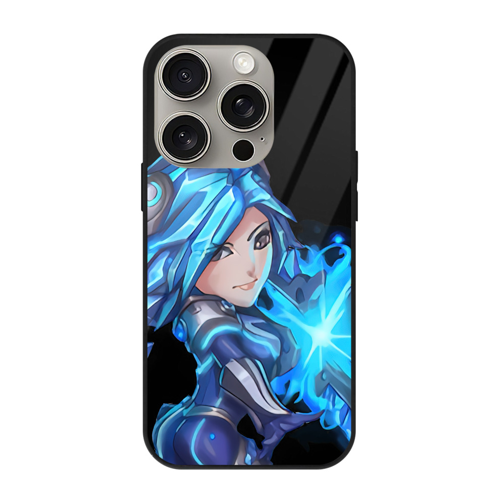 リーグ・オブ・レジェンド League of Legends LOL 【iPhone15Pro対応】スマホケース 耐衝撃＆黄変防止 背面ガラス
