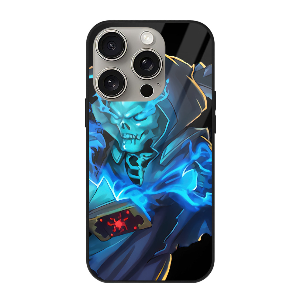 リーグ・オブ・レジェンド League of Legends LOL 【iPhone15Pro対応】スマホケース 耐衝撃＆黄変防止 背面ガラス
