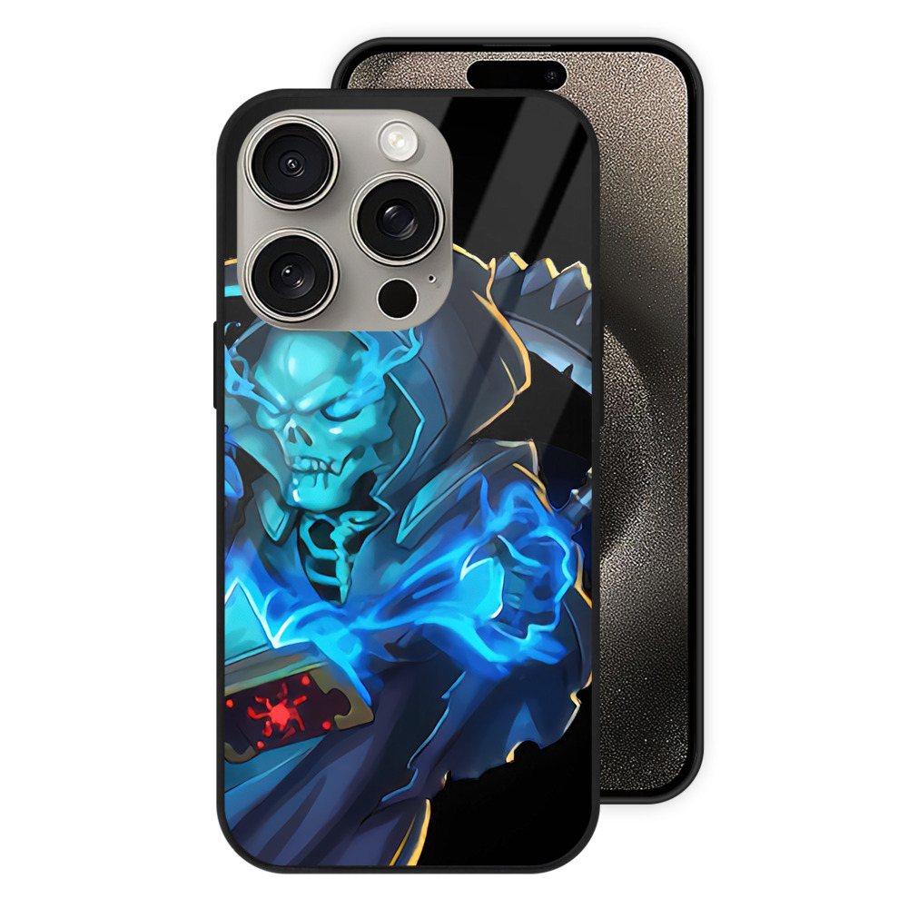 リーグ・オブ・レジェンド League of Legends LOL 【iPhone15Pro対応】スマホケース 耐衝撃＆黄変防止 背面ガラス