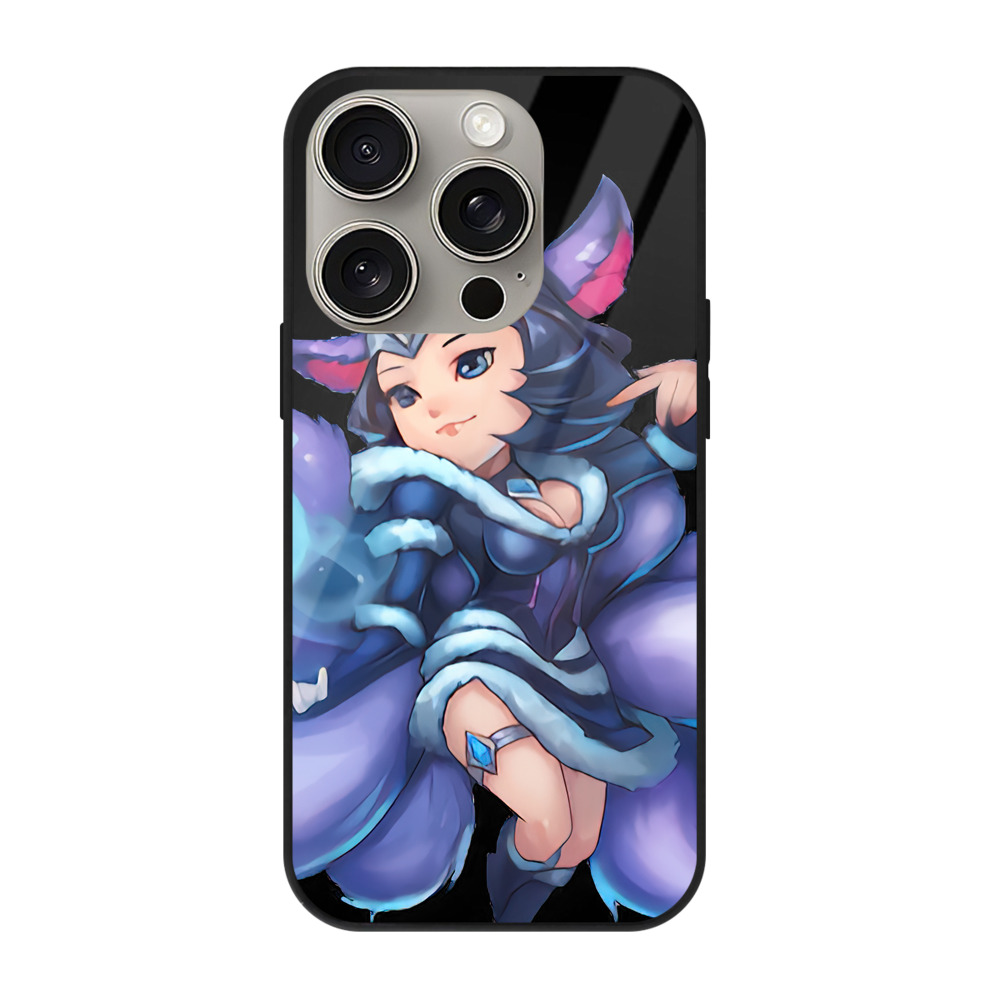 リーグ・オブ・レジェンド League of Legends LOL 【iPhone15Pro対応】スマホケース 耐衝撃＆黄変防止 背面ガラス