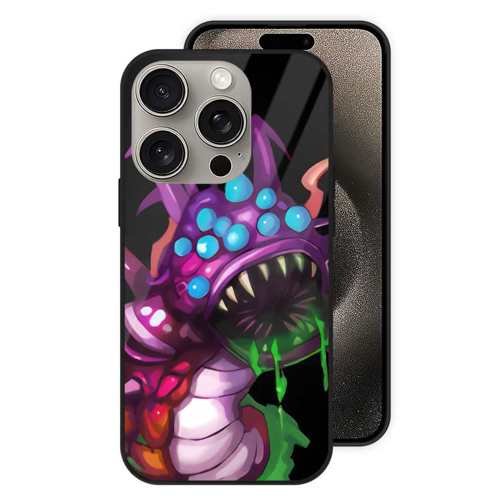 リーグ・オブ・レジェンド League of Legends LOL 【iPhone15Pro対応】スマホケース 耐衝撃＆黄変防止 背面ガラス