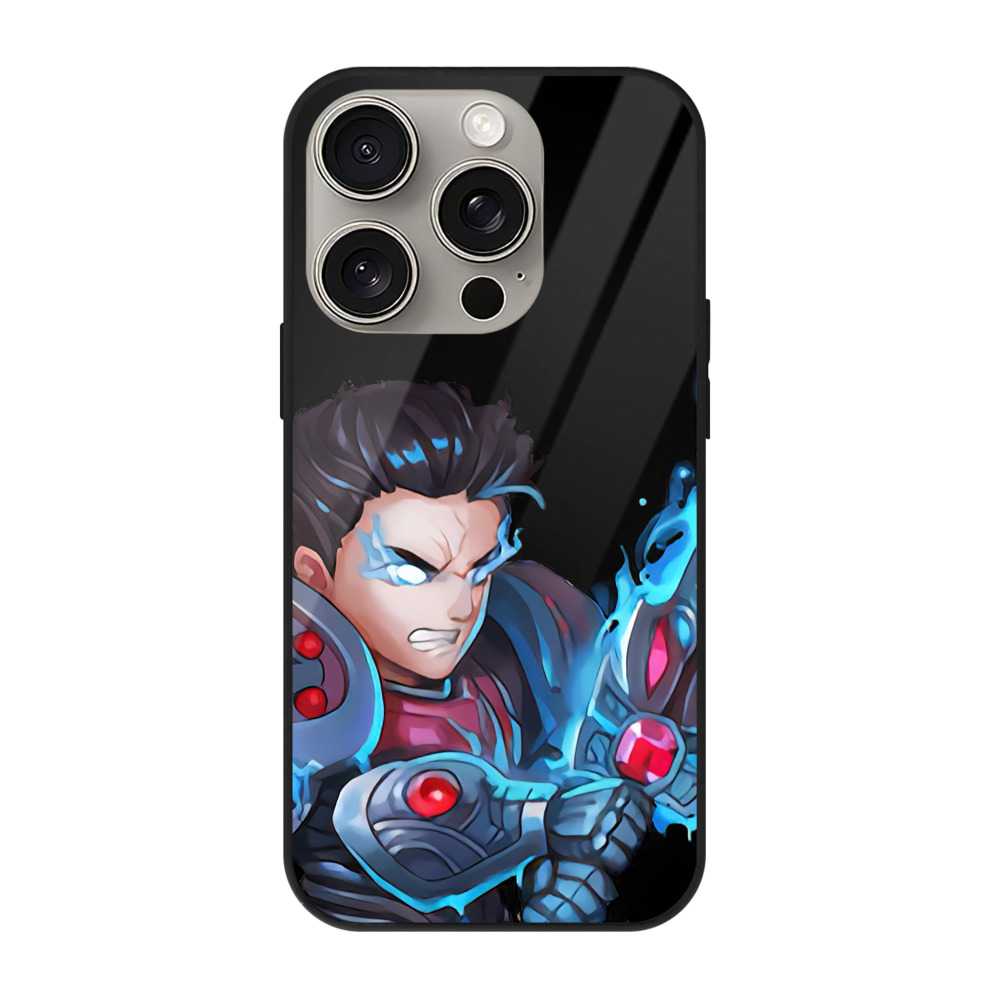 リーグ・オブ・レジェンド League of Legends LOL 【iPhone15Pro対応】スマホケース 耐衝撃＆黄変防止 背面ガラス