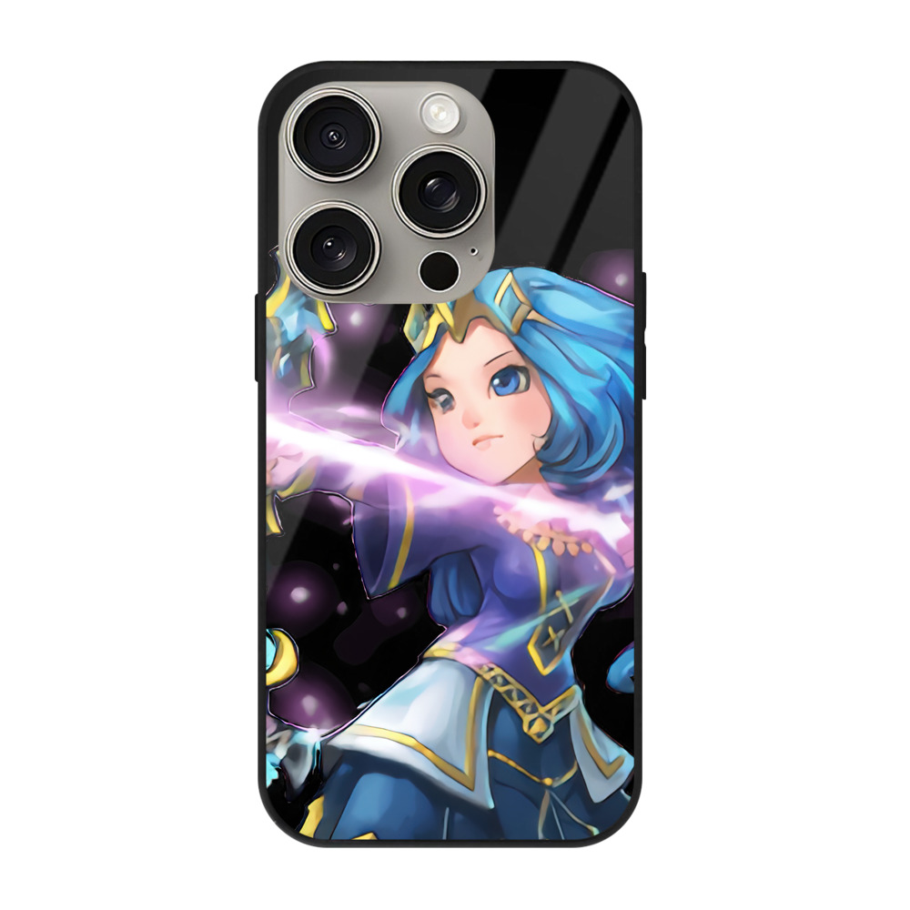 リーグ・オブ・レジェンド League of Legends LOL 【iPhone15Pro対応】スマホケース 耐衝撃＆黄変防止 背面ガラス