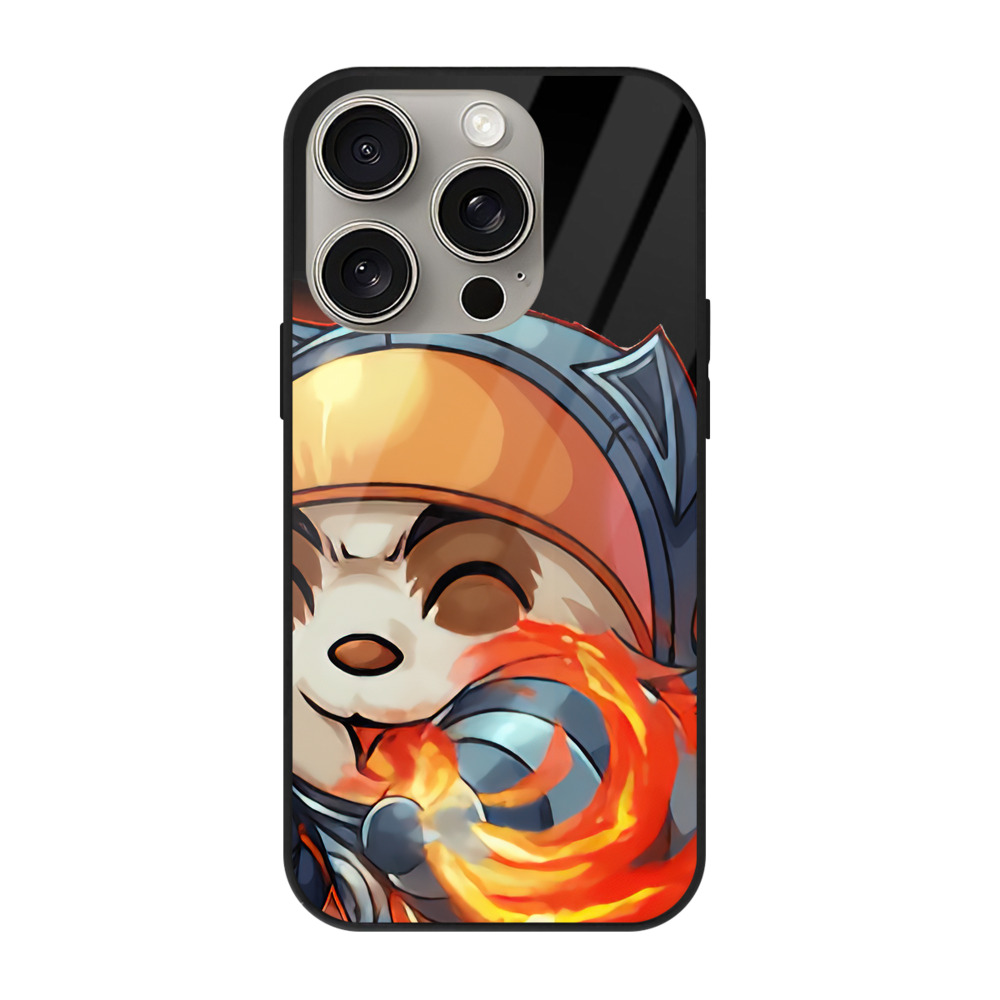 リーグ・オブ・レジェンド League of Legends LOL 【iPhone15Pro対応】スマホケース 耐衝撃＆黄変防止 背面ガラス