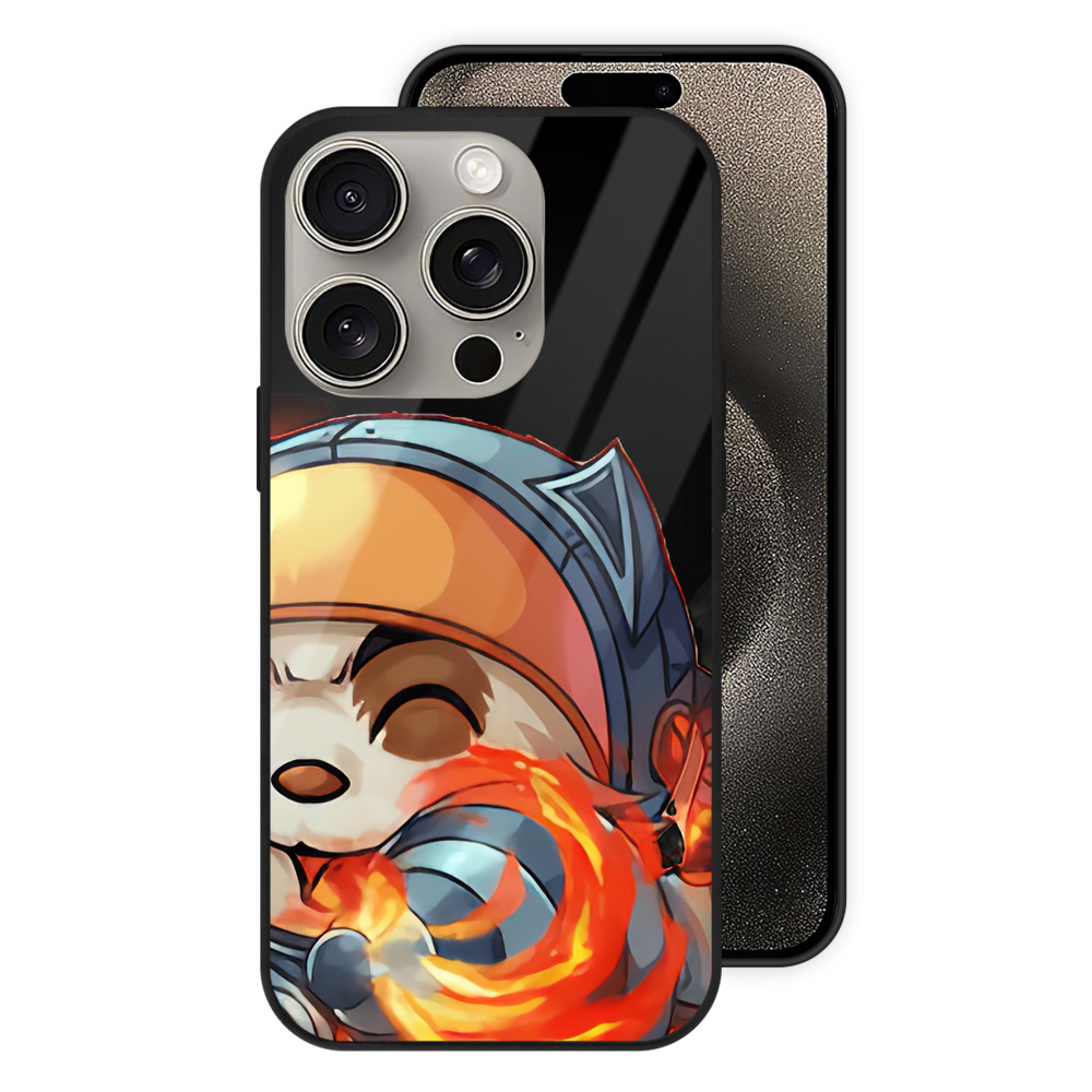 リーグ・オブ・レジェンド League of Legends LOL 【iPhone15Pro対応】スマホケース 耐衝撃＆黄変防止 背面ガラス