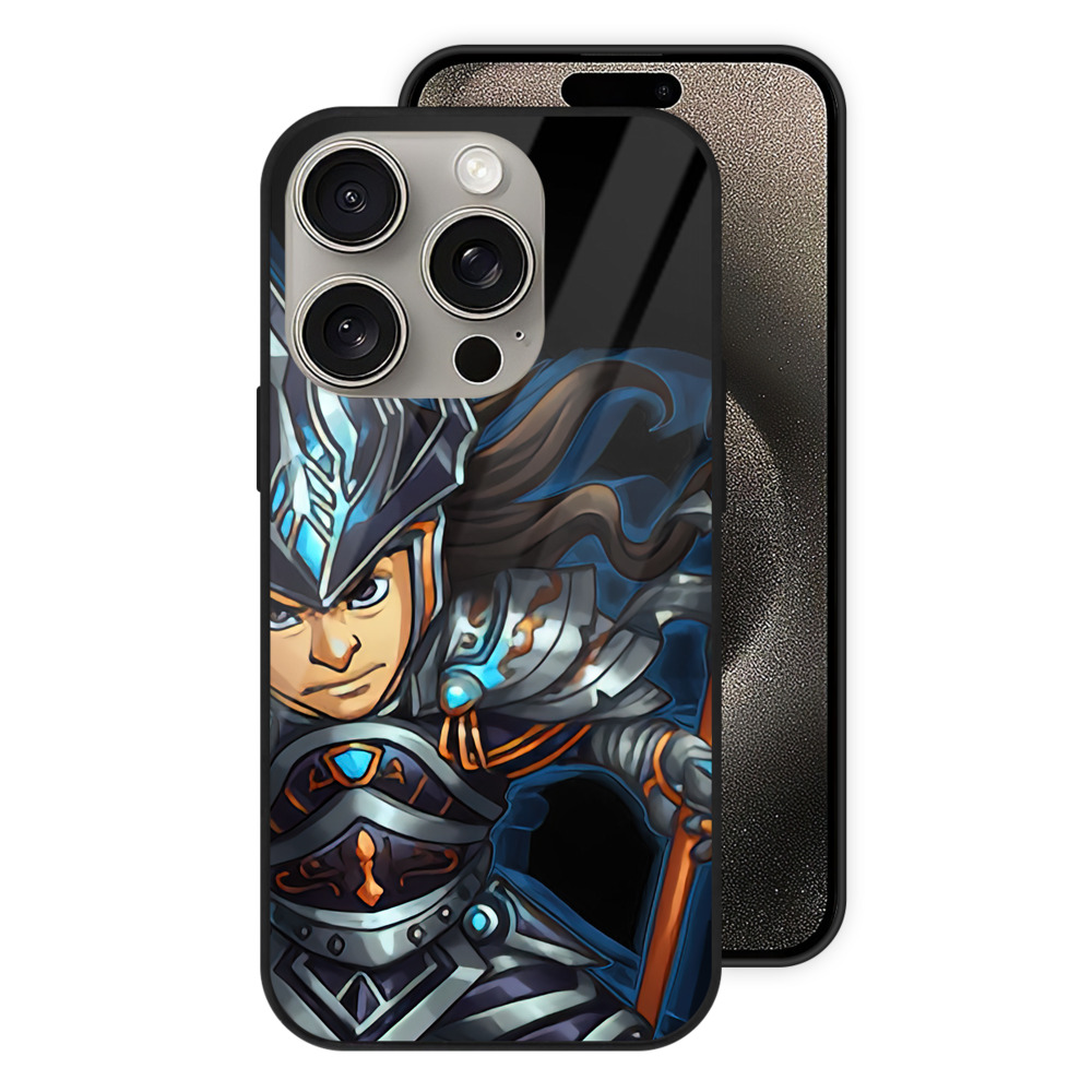 リーグ・オブ・レジェンド League of Legends LOL 【iPhone15Pro対応】スマホケース 耐衝撃＆黄変防止 背面ガラス