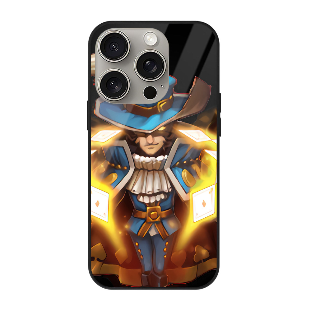（画像用） リーグ・オブ・レジェンド League of Legends LOL 【iPhone15Pro対応】スマホケース 耐衝撃＆黄変防止 背面ガラス