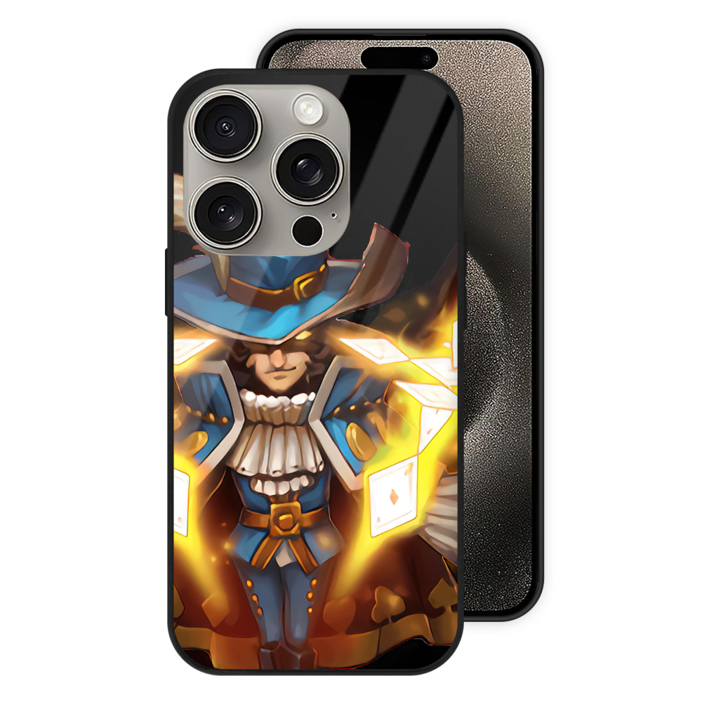 （画像用） リーグ・オブ・レジェンド League of Legends LOL 【iPhone15Pro対応】スマホケース 耐衝撃＆黄変防止 背面ガラス