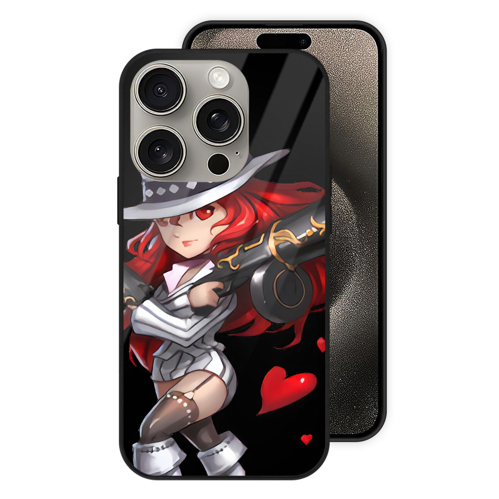 リーグ・オブ・レジェンド League of Legends LOL 【iPhone15Pro対応】スマホケース 耐衝撃＆黄変防止 背面ガラス